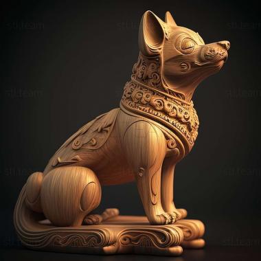 3D model Thai bangku dog (STL)